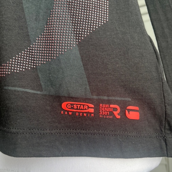 G Star Raw Ruby V T Logo Women's Cotton V-neck Casual Top T-Shirt Large - Picture 9 of 12